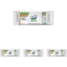 1001 Yüzey Temizleme Mendili Doğal Güç Beyaz Sabun 1X100 4lü Paket