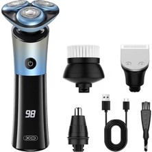 1001 CF32 Çok Fonksiyonlu 4'ü 1 Arada Şarjlı Tıraş Makinesi Seti | LED Dijital Göstergeli, Ipx7 Is