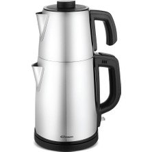 1001 CTM-125 Tealine Çelik Çay Makinesi 2000 W 1,7 L Inox