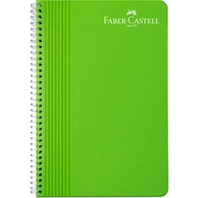 1001 1 Adet Pp Kapak Spiralli B5 Boy Defter 80 Yaprak Çizgili Yeşil