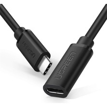 1001 MT01925 Thunderbolt 3 Type-C Erkek To Type-C Dişi Uzatma Kablosu 50 cm