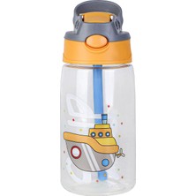 1001 Çocuk Su Şişesi, 480ML Flip Pipetli Çocuk Içme Suyu Şişesi, Sızdırmaz Çocuk Su Şişesi,