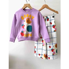 Hyggestylez Berry Cute Renkli Alt Ust Takım - Lila