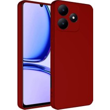 Uravas Store Realme C61 Kılıf First Silikon - Kırmızı