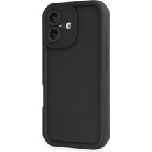 Renas Store Iphone 16 Kılıf Viera Silikon - Siyah