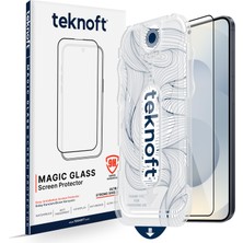 1001 Samsung Galaxy S25 ile Uyumlu Otomatik Hizalama Aparatlı Takılırken Toz Toplama Özellikli Ekstra