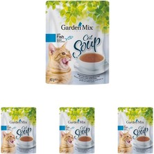 1001 Garden Mix Balikli Kedi Çorbasi 40GR (4 Paketi)