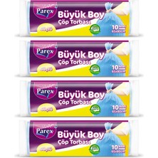1001 Güçlü Çöp Torbası Büyük Boy 4 Adet