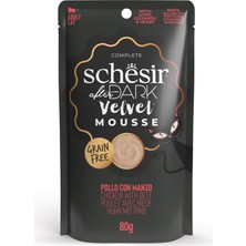1001 After Dark Tavuk ile Sığır Mus Yetişkin Kedi Pouch 80G