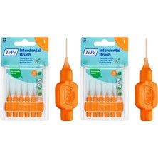 1001 Blister 0.45 mm - Turuncu Diş Arayüz Fırçası (1 x 6 Adet) (2 Paketi)