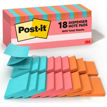 1001 Pop-Up Notlar, 18-Pads Dolab Paket, 100 Sheets-Pad (R330 18 Ctcp)