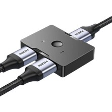1001 Jasoz Çift Yönlü HDMI Dağıtıcı ve Switch Adaptörü 4K 60Hz 2-In-1 Monitör, Televizyon, Proj