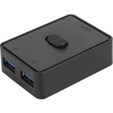 1001 6045 2 Port USB 3.0 To Kvm Switch Çoklu Pc Kasa Çoklayıcı Hub Anahtar