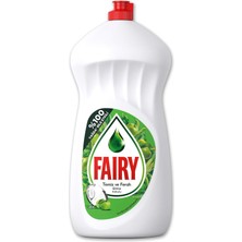1001 Temiz & Ferah Sıvı Bulaşık Deterjanı 1500 ml Elma Kokulu