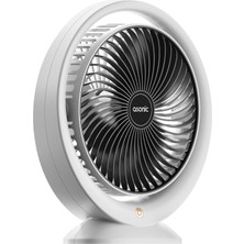 1001 Masa Üstü USB Type-C Fan - 6 Inç Sessiz Mini Vantilatör, 180 Derece Ayarlanabilir Açı, Kompakt