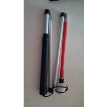 1001 Görme Engelliler Için Beyaz Baston 130 cm 4 Kırmalı