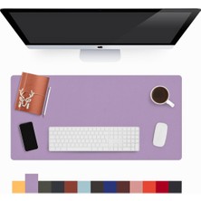 1001 Lindos Deri Masa Pedi, Büyük Mouse Pad, Gaming Oyuncu Mause Pad, Ofis ve Ev Için Masa Altlığı