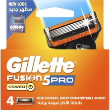 1001 Fusion Proglide Power Yedek Tıraş Bıçağı 4'lü