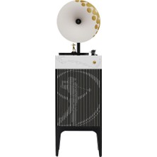 1001 I5 Bluetooth Hoparlörlü 110W Hi-Fi Retro Pikap Plakçalar Turntable, Golf