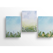 1001 Nevbahar - 3'lü Çizgili Defter Seti, 14X21 Cm, A5 Boyut