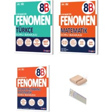 Fenomen Yayıncılık 8.sınıf 8b Türkçe Geometri Matematik Soru Bankası Lgs 2027+ÇÖZÜM Ayracı+Telefon Tutucu