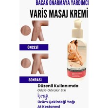 Alvera Bölgesi Için Bacak Yardımcı ve Varison Masaj Kremi 100 ml