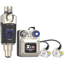 1001 XV-U45T9 Kablosuz In-Ear Monitör Sistemi + Monitör Kulaklık Içerikli Set