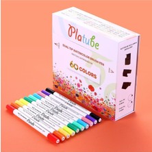 1001 Çift Taraflı Brush Pen 60’lı Marker Kalem Seti Bullet Jurnal Mandala Eskiz Boyama Seti