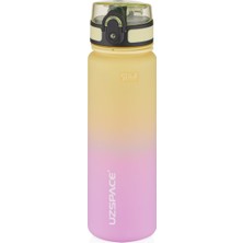1001 Uzspace 500ML Çift Renkli Sızdırmaz Bpa Içermez Kilitlenebilir Kapaklı Motivasyonel Tritan Su