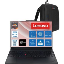 1001 Thinkpad E16 Gen3 Amd Ryzen 5 220 4.9ghz 48GB 1tb SSD Amd Radeon 740M 16" Wuxga IPS 300NITS Freedos
