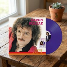 1001 Harun Kolçak Beni Affet Renkli Plak Mor Renkli Özel Baskı Lp My Yonca