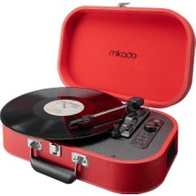 1001 MN-101 Pikap Usb+Rca+Bluetooth Destekli Müzik Kutusu, Kırmızı