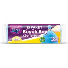 1001 Güçlü Çöp Torbası Büyük Boy 15 Adet