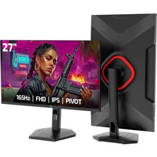 1001 Lunis L30 27'' 165Hz 1ms IPS Fhd Pivot Gaming Monitör (Sıfır Ölü Piksel Garantili)