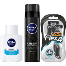 1001 Men Hassas Serinletici Tıraş Sonrası Balsam 100 Ml, Hassas Ciltler, Alkolsüz Formül, Hızlı Em
