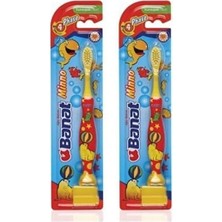 1001 Minno Kum Saatli Çocuk Diş Fırçası Soft (2 Paketi)