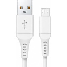 1001 Nova Series HP-NYK003 Usb-A To Micro USB 3.1A Hızlı Şarj ve Veri Transfer Kablosu (1 Metre) – M