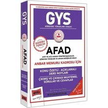 Esranın Dünyası Afad Anbar Memurluğu Için Konu Özeti ve Çıkmış Sorular