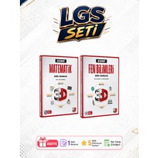 3D Yayınları 8. Sınıf Lgs Matematik ve Fen Bilimleri Soru Bankası Seti 2 Kitap (2026-2027)
