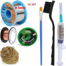 MHM Mechanic/ Lehim SN63/PB37 40G 0,5mm Havya Lehim Teli Flux Lehim Toplama 2UUL-2015 Emme Teli 2,0mm SET24