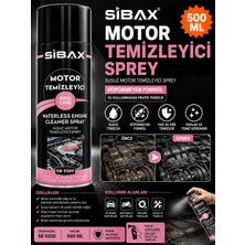 Sibax Motor Temizleyici Susuz Temizler Yalıtkan Antistatik 500 ml Yerli Üretim Kodu : Sb 9200