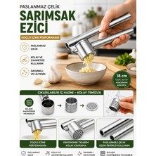 Kea Paslanmaz Çelik Sarımsak Ezici – 18 cm