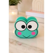 Wowolab Keroppi Temalı Kurbağa Figürlü Masaüstü Kalemlik 3D Baskı Pla Organizer