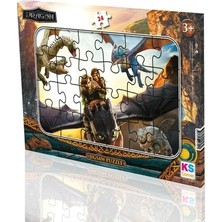 Esranın Dünyası Dragon Temalı 24 Parça Eğlenceli Yapboz Seti