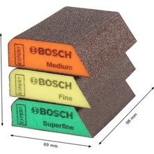 Esranın Dünyası Zımpara Taban 98 x 120 x 13 Mm, Ince Kum ve Güçlü