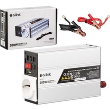 Esranın Dünyası S-Link SL-300W 300W DC12V-AC230V Çakmaktan Güç Kaynağı - Pratik Çözüm