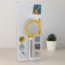 Alvera Orta Boy Kademeli Duş Başlığı 8.7 cm - Krom Gövde, Vakumlu