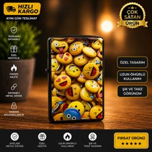 Poyraz Ticaret 4848 Zippo Baskılı Metal Çakmak
