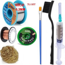 Smnr Mechanic Lehim Noclean SN63/PB37 40GR 0,3mm Flux Lehim Toplama 2UUL-2015 Emme Teli 2,0mm Lehim Seti TK23