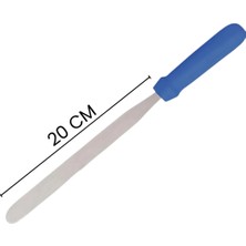 Depposite Mavi Saplı Düz Sıvama Paleti 20 cm / Yüksek Kalite